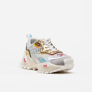 Alternative view of Sapatilha Exé 4032-1A Silver Gold