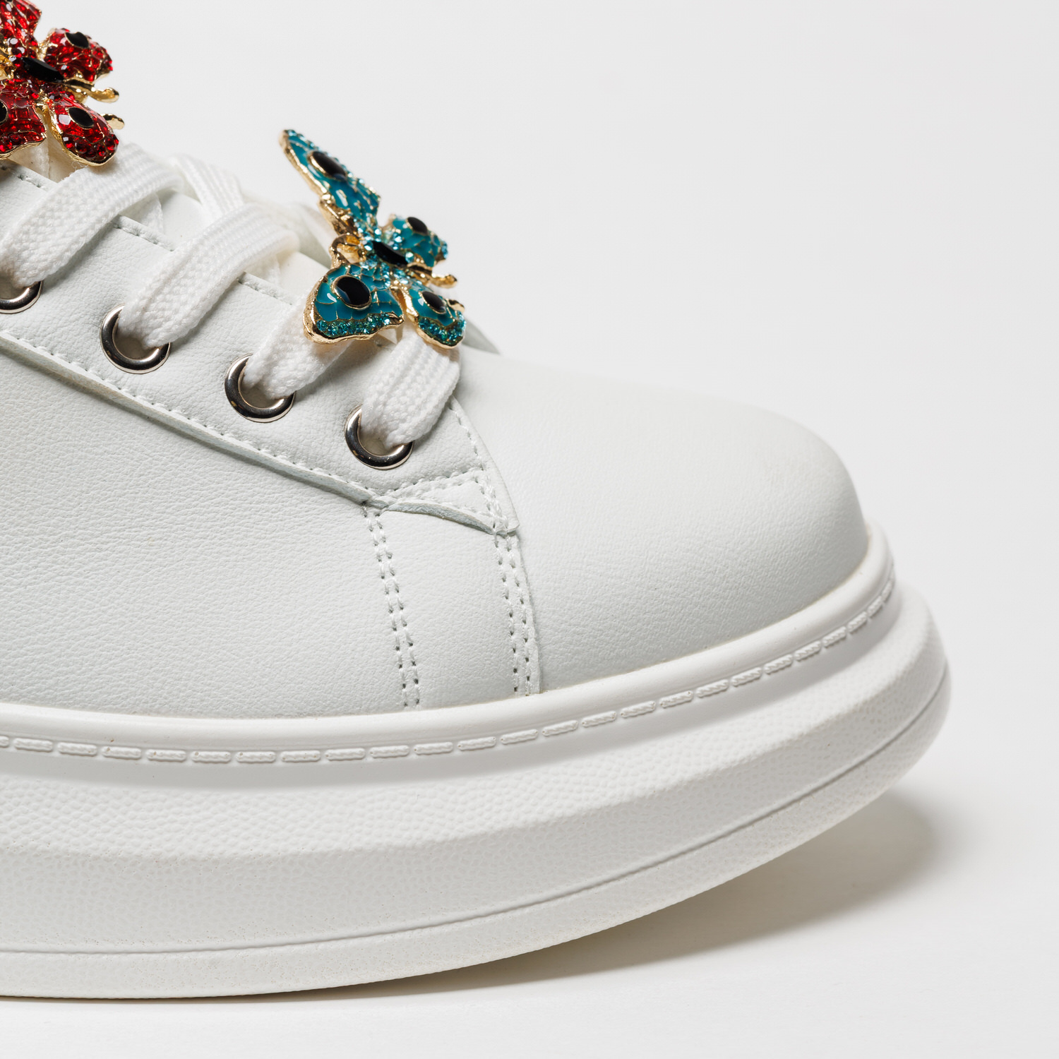 Sapatilha Exé 66-61EX11 White Blue - Image 5