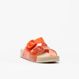 Alternative view of Chinelo Melissa Cozy Slide Bege Laranja