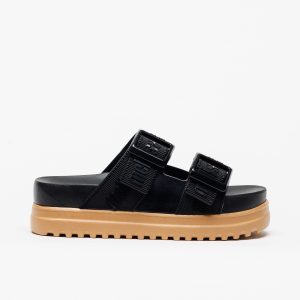 Chinelo Melissa Cozy M Lover Platform Preto
