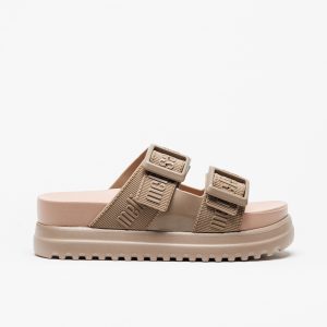 Chinelo Melissa Cozy M Lover Platform Bege