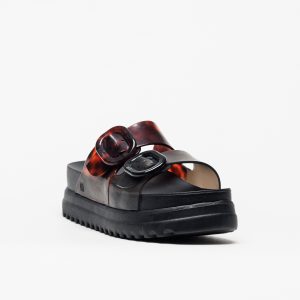 Alternative view of Chinelo Melissa Cozy Platform Preto
