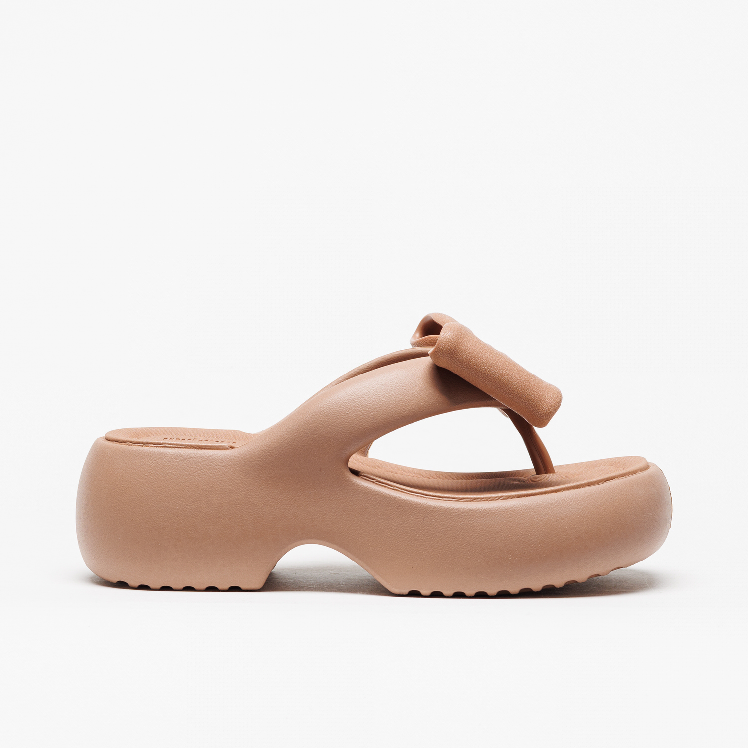 Chinelo Melissa Free Fuzzy Platform Bow