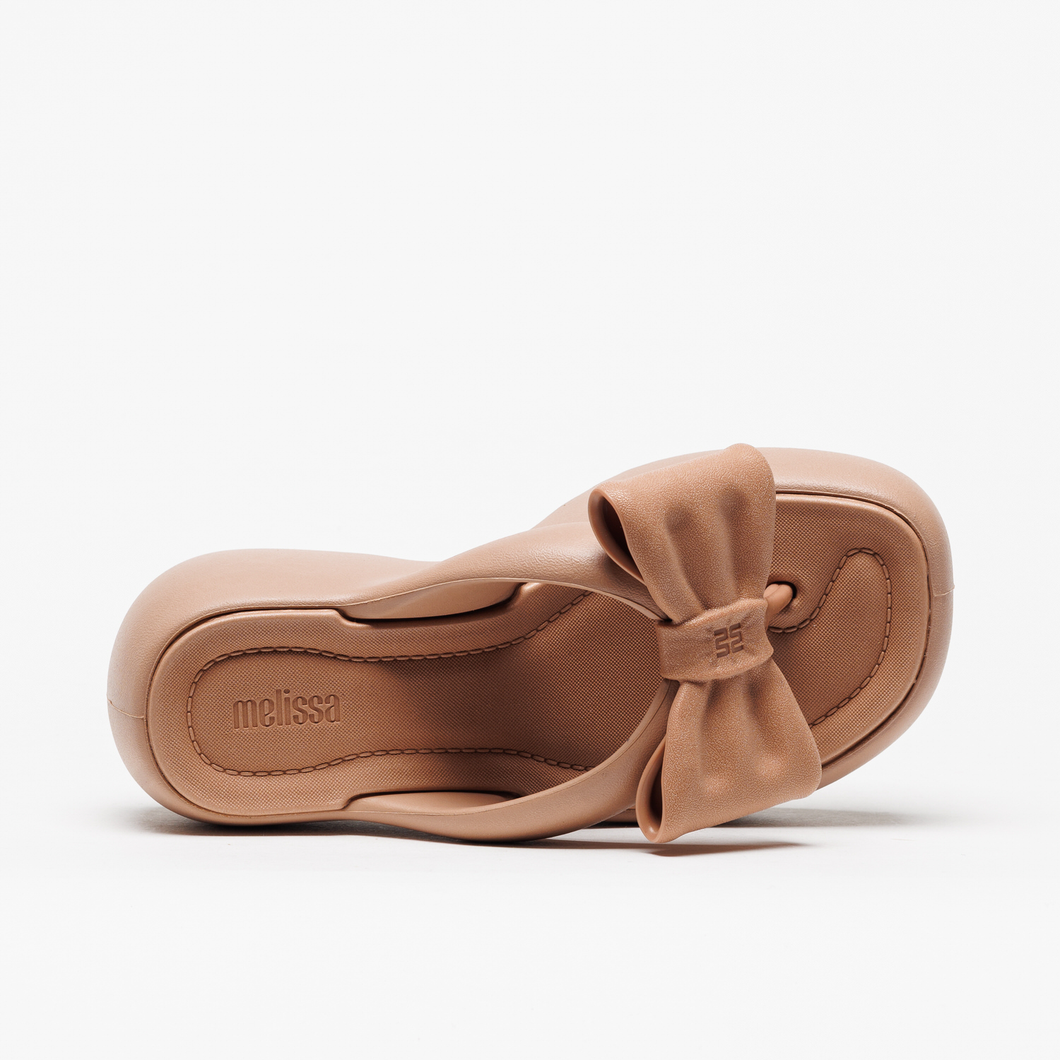 Chinelo Melissa Free Fuzzy Platform Bow - Image 4