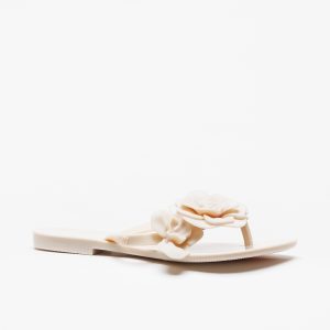 Chinelo Melissa Harmonic Petals Bege
