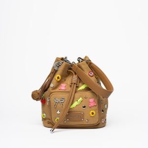 Mala Bucket Bag La Carrie Pins Taupe