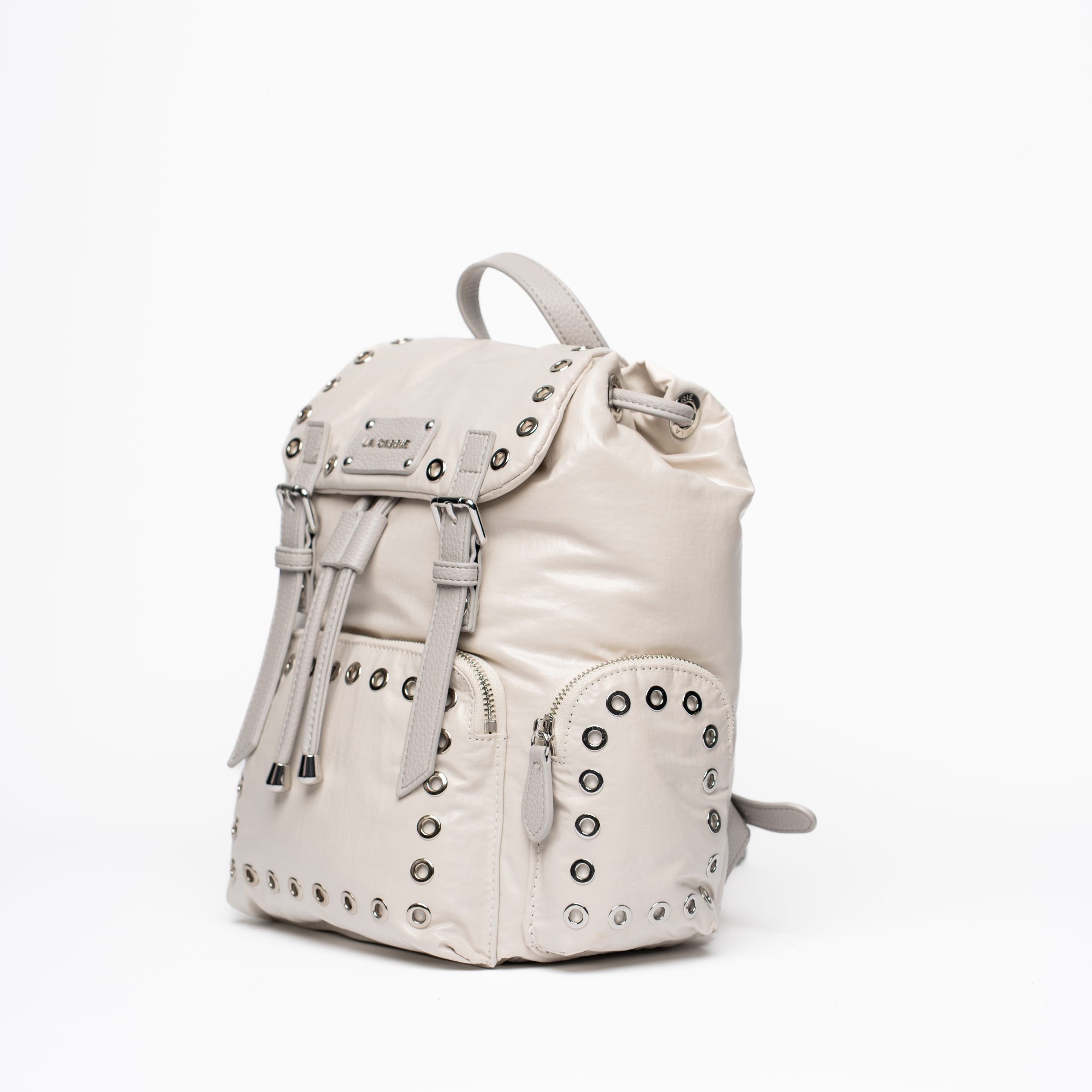 Mochila La Carrie Wrinkled Grey - Image 2