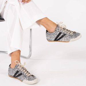 Alternative view of Sapatilha ABF-97 Lana Glitter Silver Black