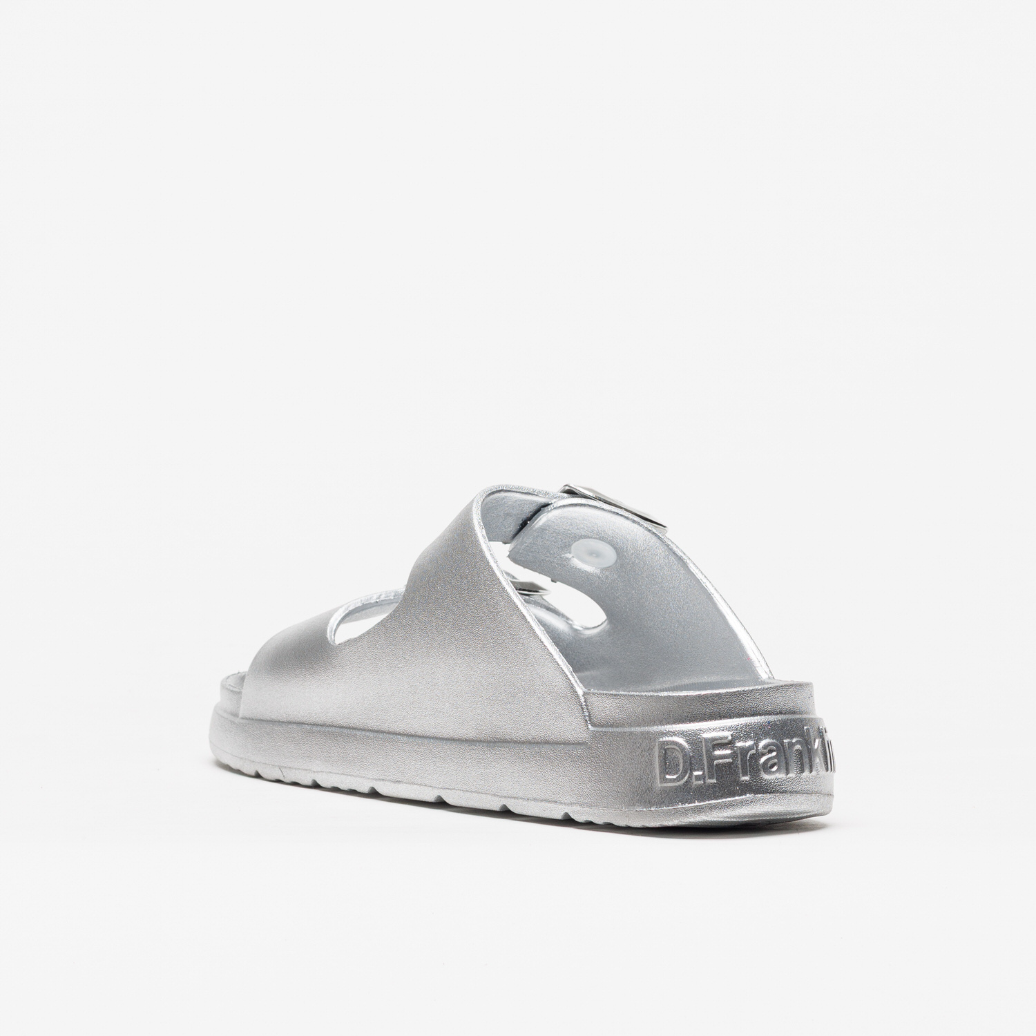 Chinelo D.Franklin Vibe Foam Silver - Image 3