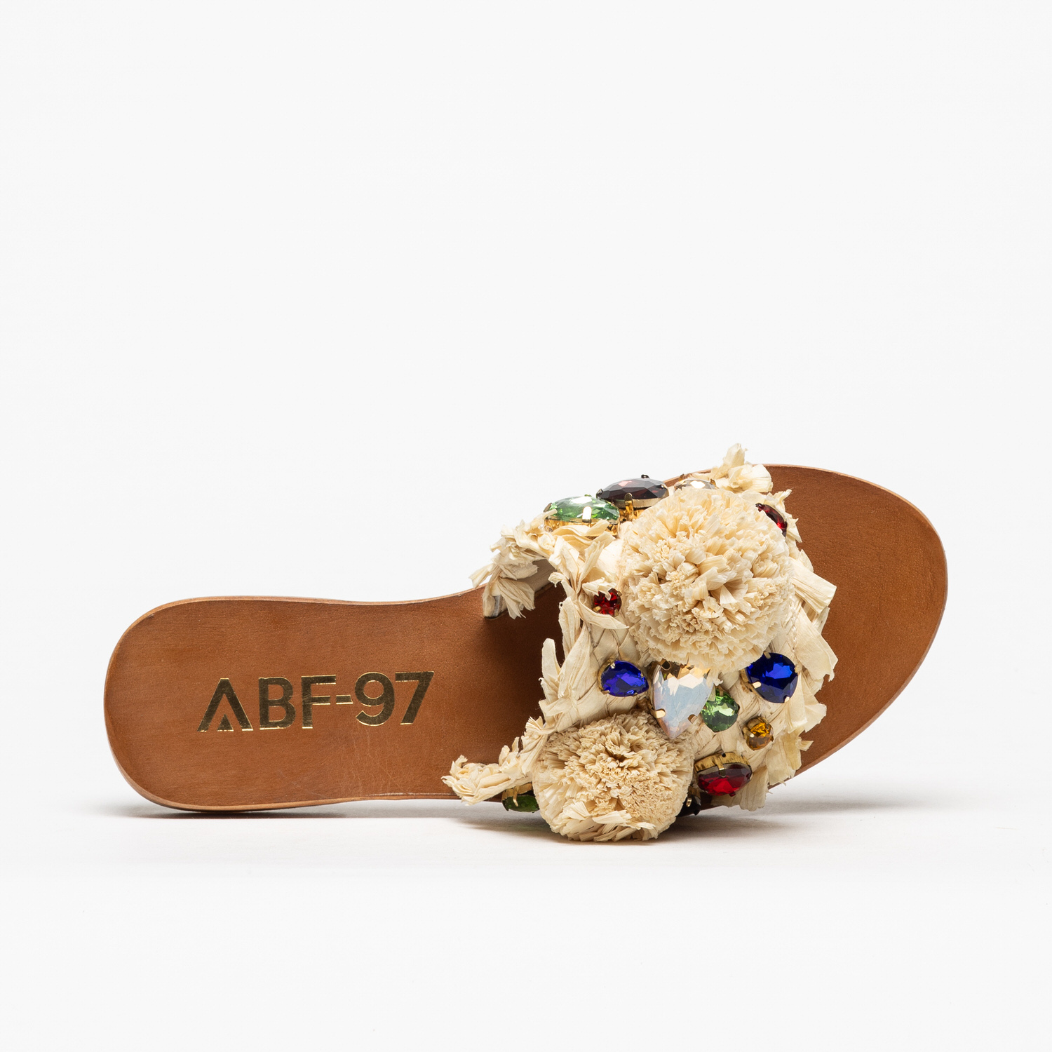 Chinelo ABF-97 2507 Raffia Natural - Image 4