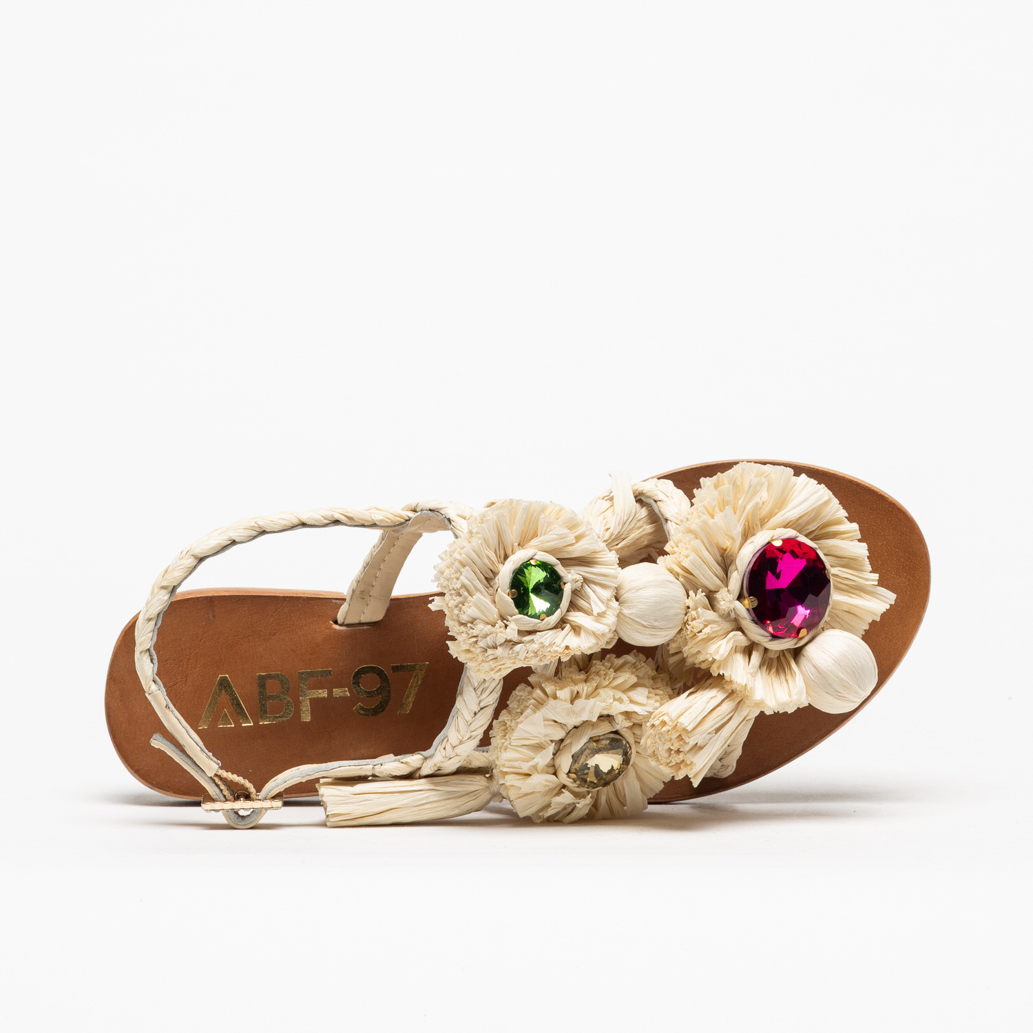 Sandália ABF-97 2508 Raffia Natural - Image 4