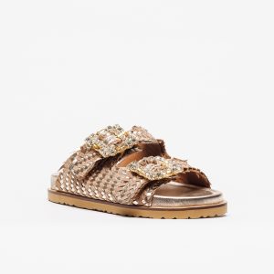 Alternative view of Sandália ABF-97 Bali 400 Taupe Gold