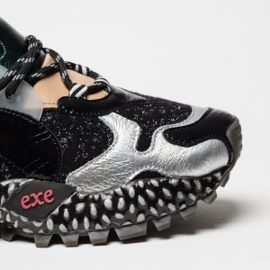 Sapatilha Exé 928-16 Black Silver - Image 6