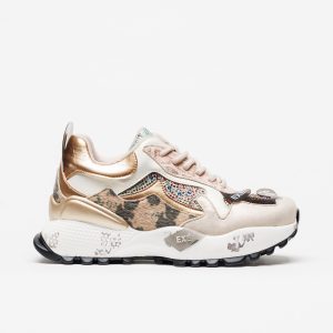 Sapatilha Exé D190608-13C Gold Beige