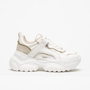 Sapatilha Buffalo Bliss Gold White