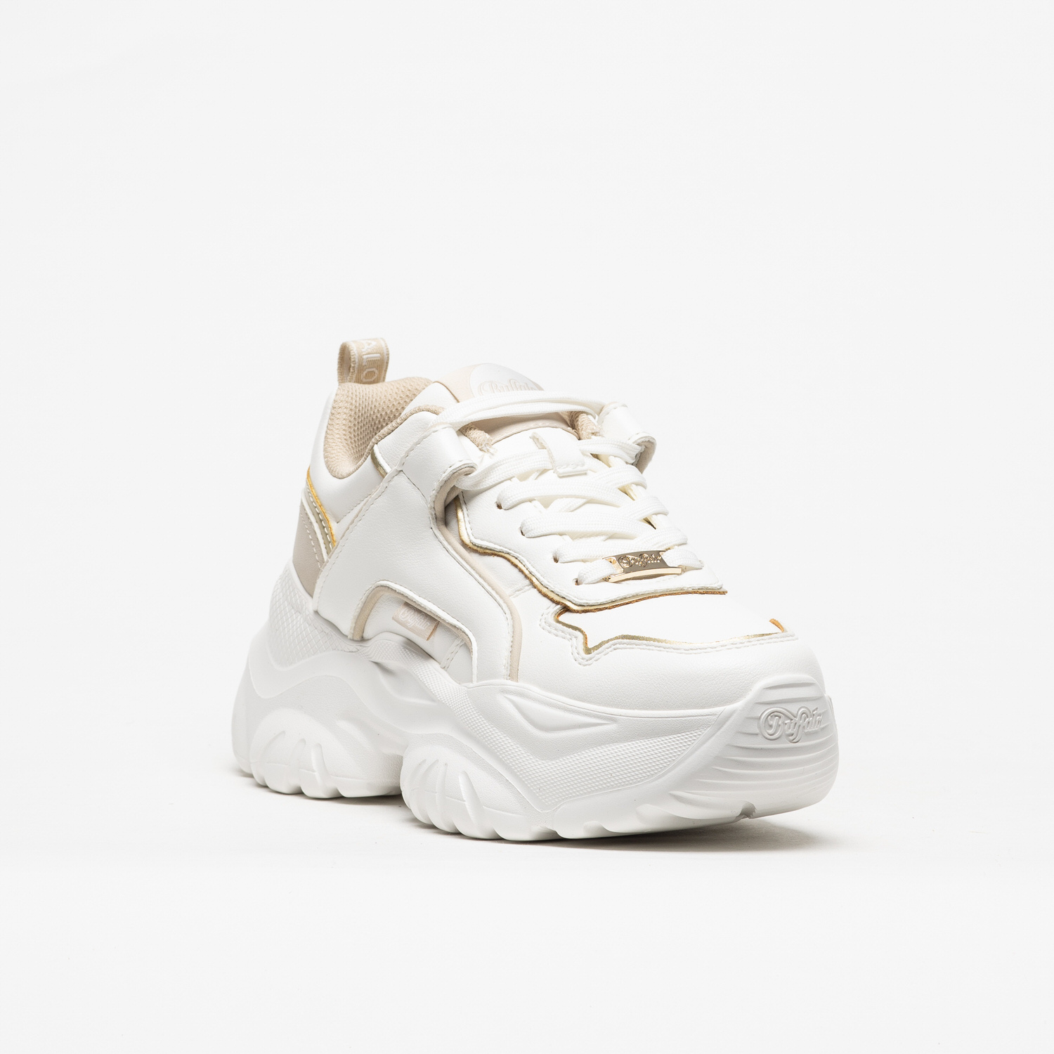 Sapatilha Buffalo Bliss Gold White - Image 2