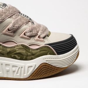 Sapatilha Buffalo Hero Skate Khaki Cream - Image 6