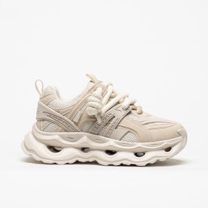 Sapatilha Buffalo Malaga Lace Cream
