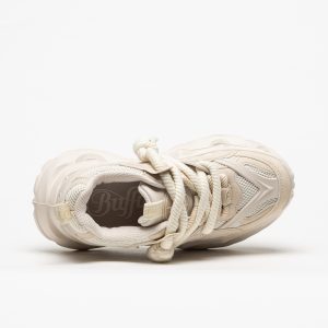 Sapatilha Buffalo Malaga Lace Cream - Image 4