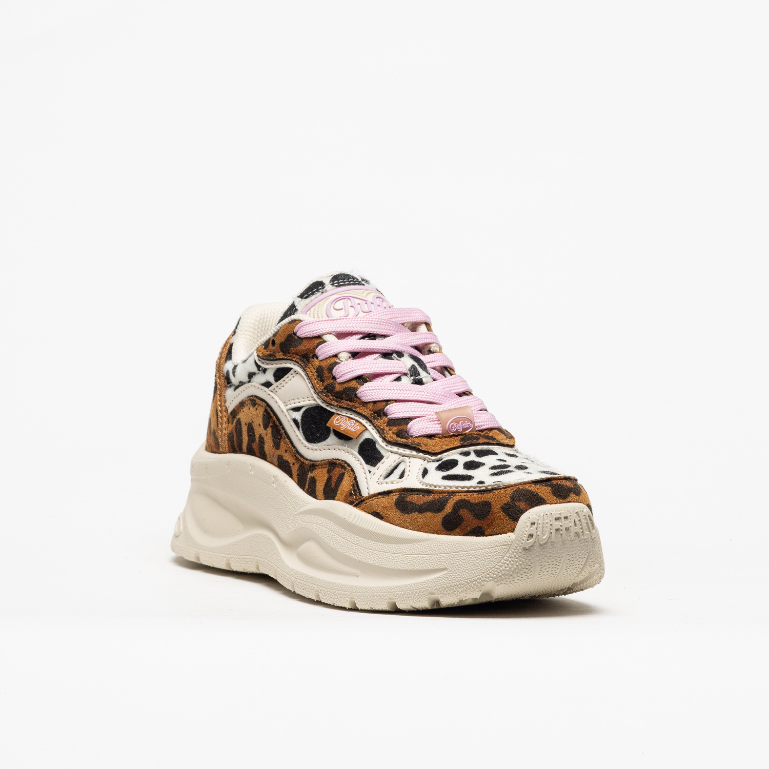 Sapatilha Buffalo Sprint Beige Rose - Image 2