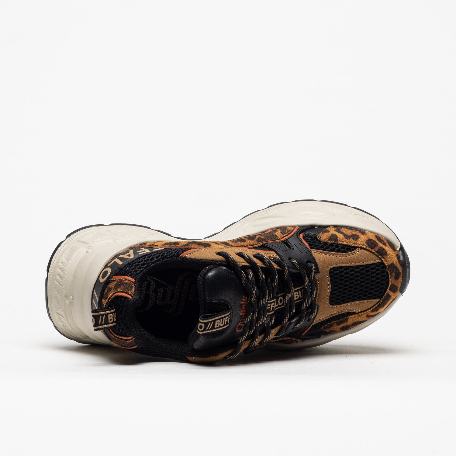 Sapatilha Buffalo Yuno Beige Black - Image 4