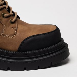 Bota Buffalo Jack Lace Up Mid Beige - Image 6