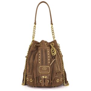 Mala La Carrie Apallosa Bucket Suede Cuoio
