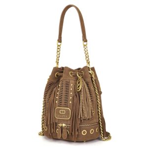Alternative view of Mala La Carrie Apallosa Bucket Suede Cuoio