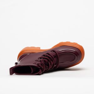 Bota Melissa Track Burgundy Orange - Image 4