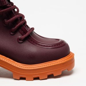 Bota Melissa Track Burgundy Orange - Image 6