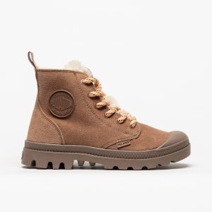 Bota Palladium Pampa Hi Zip Hivr Raw Brown