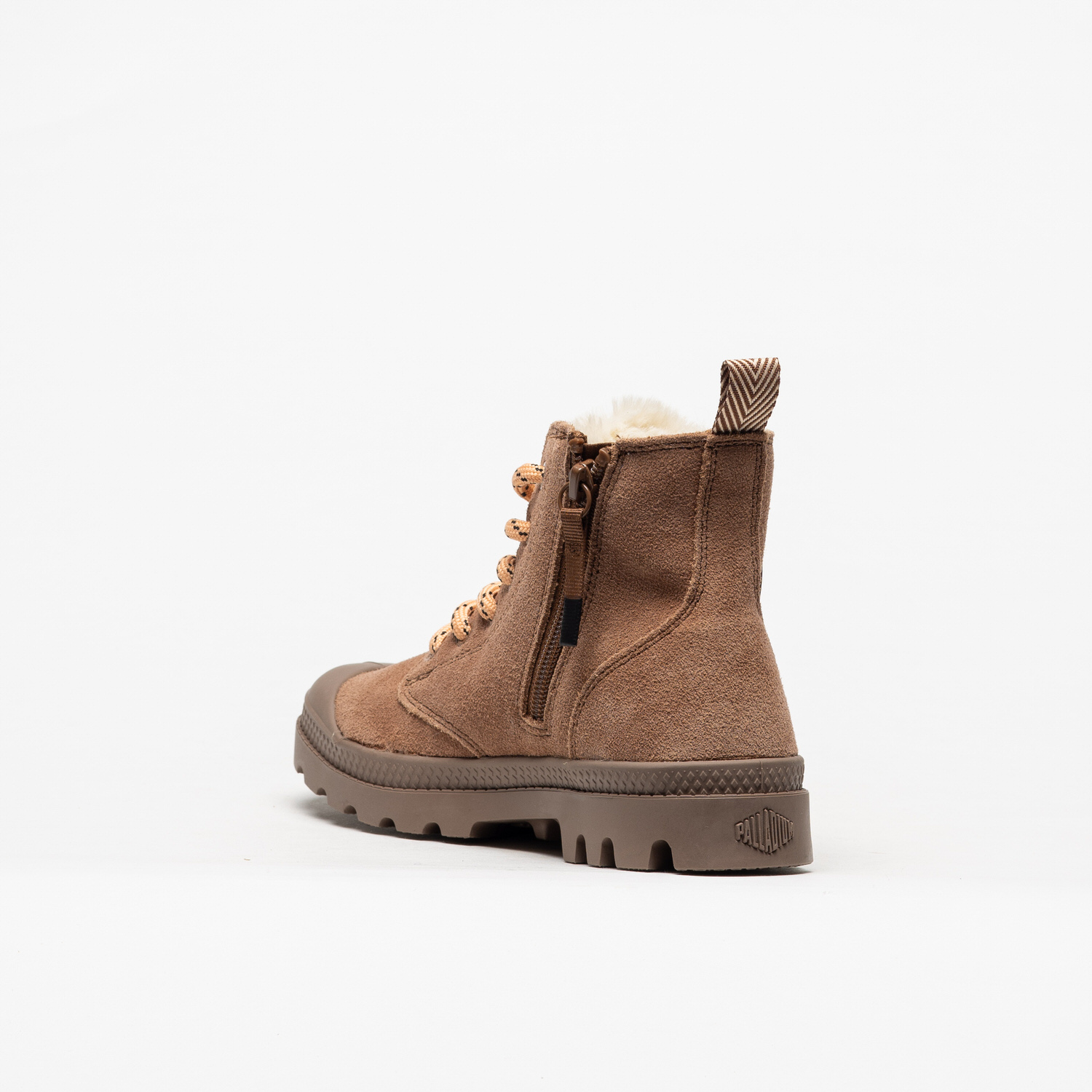 Bota Palladium Pampa Hi Zip Hivr Raw Brown - Image 3