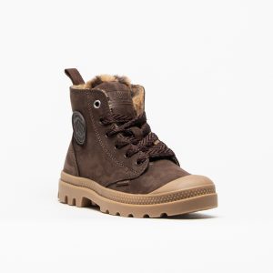 Alternative view of Bota Palladium Pampa Hi Zip Wild Dark Cocoa