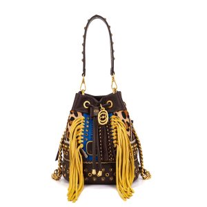 Mala La Carrie Jungle Bucket Burgundy