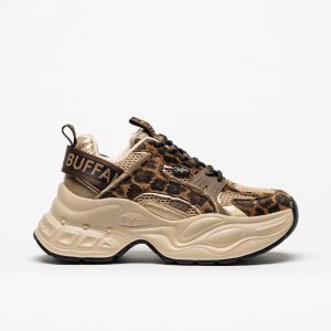 Sapatilha Buffalo Yuno Beige Black