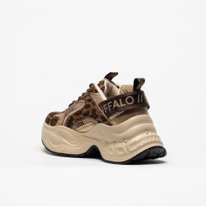 Sapatilha Buffalo Yuno Beige Black - Image 3