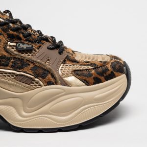 Sapatilha Buffalo Yuno Beige Black - Image 6